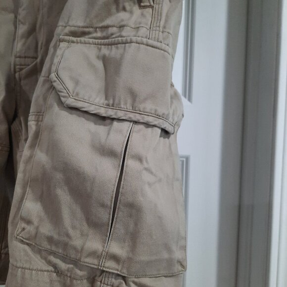 Polo Ralph Lauren Shorts Mens 36 Tan Gellar Cargo Fatigue Military Chino Rugged - Picture 3 of 10